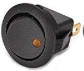 Round Rocker 12V 16A ON-OFF SPST Switch for Auto/Car/Boat - with ...