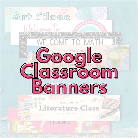 20 Google Classroom Banners - Forgetful Momma Shop