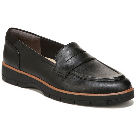 Dr. Scholl's Shoes Womens Nice Day Slip On Loafer Black Smooth 11W ...