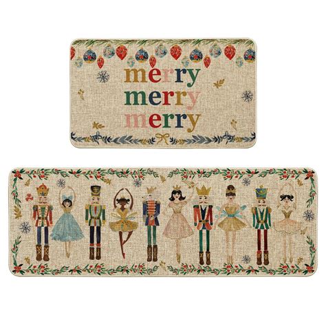 Buy Artoid Mode Watercolor Nutcrackers Merry Christmas Decorative ...