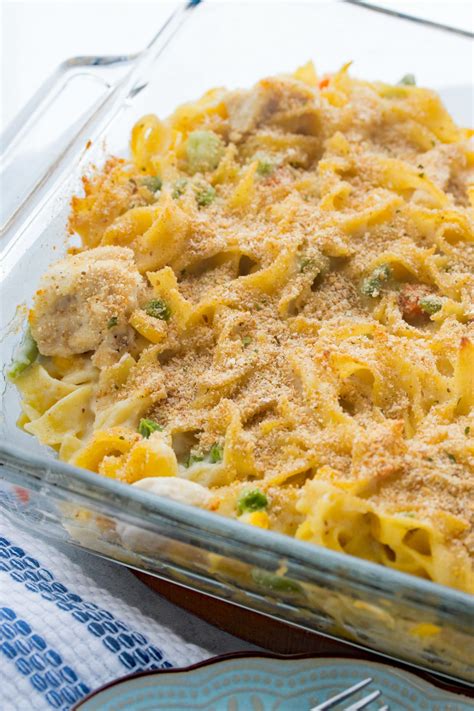 Chicken Noodle Casserole - No Plate Like Home