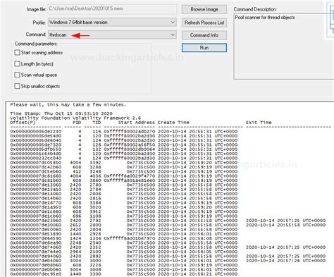 Memory Forensics using Volatility Workbench