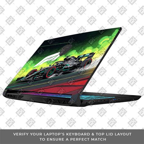W15 F1 Red Bull x AMG Velocity MSI Katana 15 B13V 3D Laptop Skin