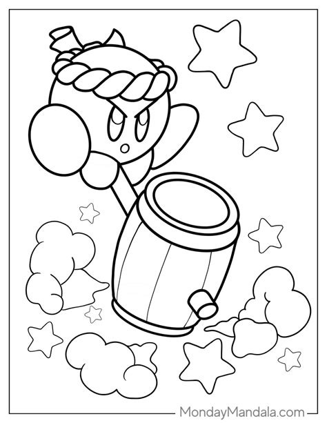 Kirby Coloring Printable