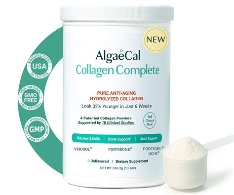 Buy ALGAECALHydrolyzed Collagen Complete - Anti-Aging Collagen Powder ...