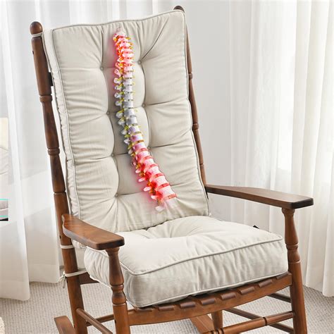 SUNROX Memory Foam Jumbo Rocking Chair Cushions, FadeShield Water ...