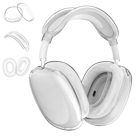 ZORBES® Compatible with Airpods Max, Headset Accessories Set, Clear TPU ...