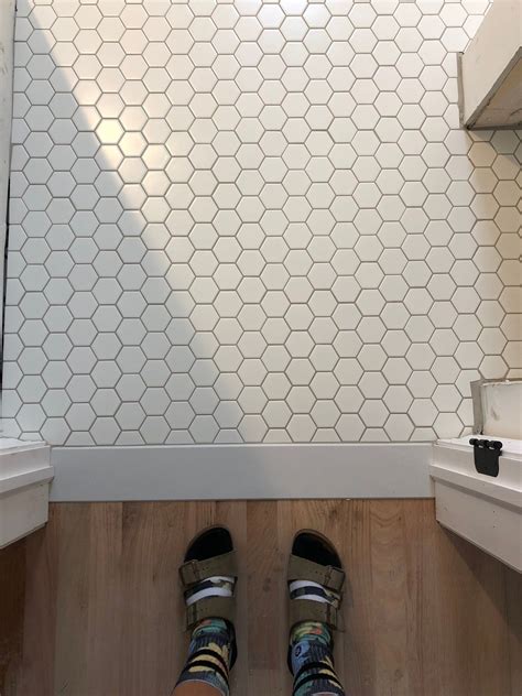 Hexagon Mosaic Bathroom Floor Tile | Hexagon tile bathroom floor ...