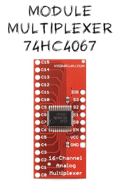 Image result for CD4067 Arduino