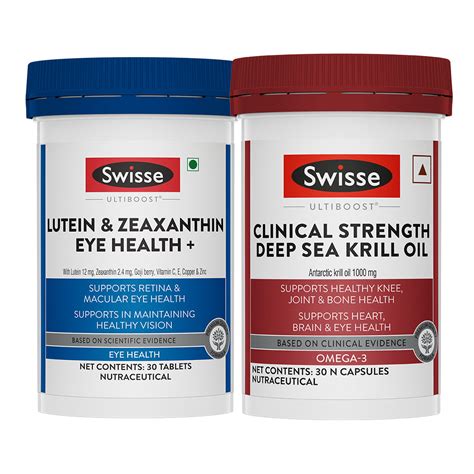 Swisse Ultiboost Lutein & Zeaxanthin Eye Health+(30 Tablets) & Superba