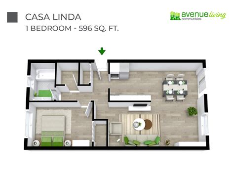Casa Linda Apartments - Spacious Living Areas