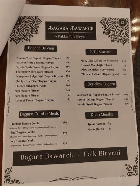 Menu at Chaai Resto, Bengaluru, 22