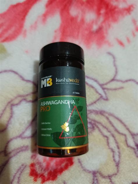 Koshaveda by MuscleBlaze Ashwagandha Pro with 8 Herbs & Bhasmas, for ...