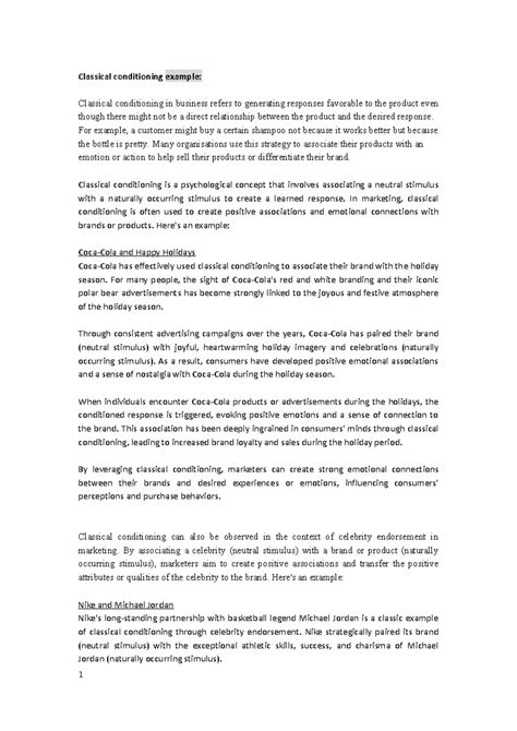 Image result for Example of Classical Conditioning