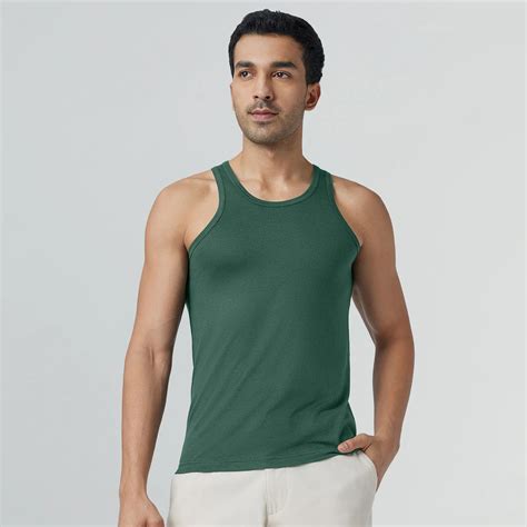 Ace Modal-Cotton Vest Forest Green – XYXX Apparels