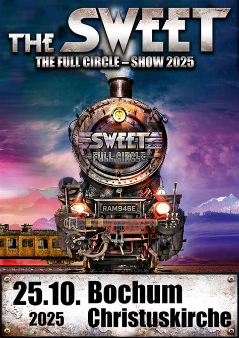 THE SWEET - The Full Circle - Show 2025, Christuskirche Bochum, 25 ...