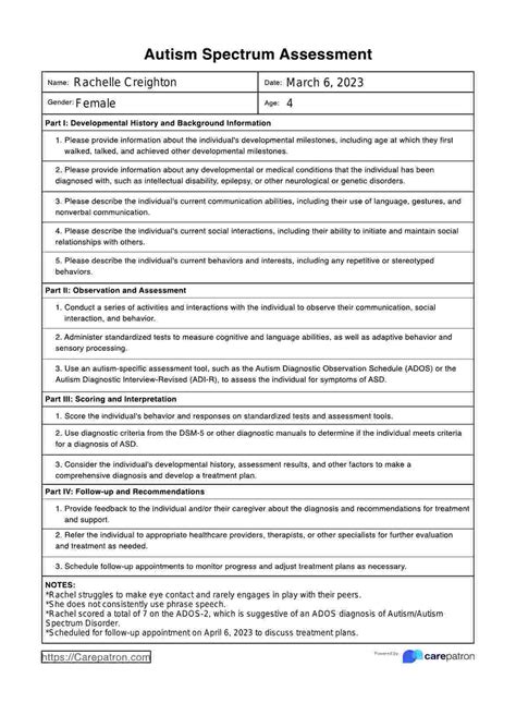 Autism Spectrum Screening Questionnaire Autism Screening & Assessments