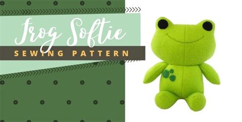 Frog Softie sewing pattern - Sew Modern Kids