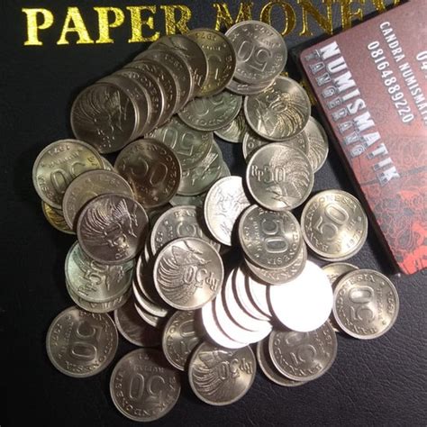 Jual Koin Kuno Koin Jadul Indonesia 50 Rupiah Nikel Tahun 1971 ...