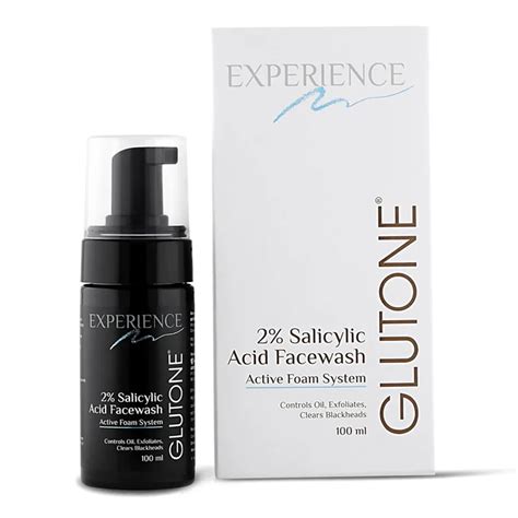 Glutone 2% salicylic Foaming Face wash, 100ml – OPERIO india