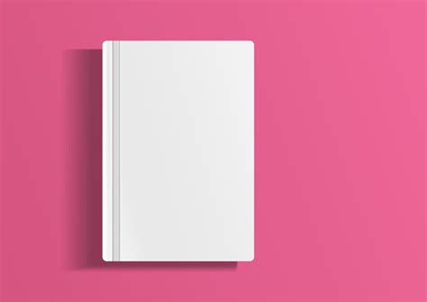 Empty magazine, album or book template lying on modern background ...