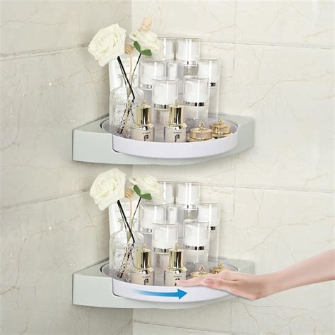 Amazon.com: JAILOG Shower Caddy Corner, 360° Rotate Shower Organizer ...