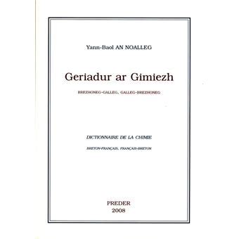Dictionnaire breton des sciences et des techniques - Geriadur ar skiantoù hag an teknikoù - Brezhone