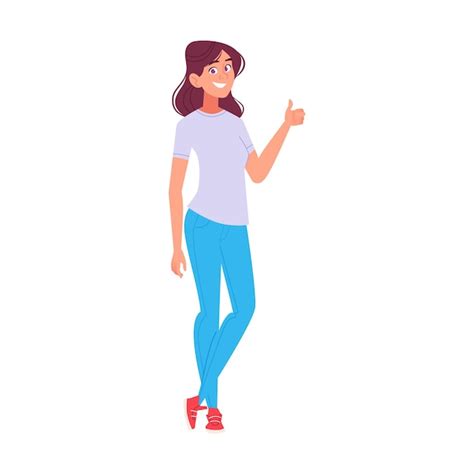 Vibrant adolescent female confidently champions products with joy ...