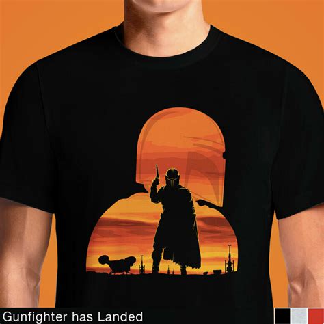 Gunfighter has Landed The Mandalorian New OSOM T-Shirt