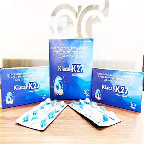 KIACAL-K27 Softgel Capsules Alicanto Drugs Pvt. Ltd.