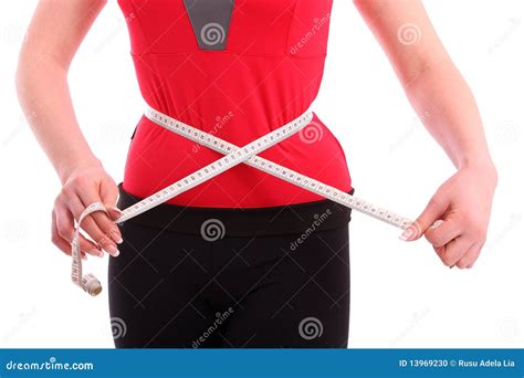 Woman Waist with Tape Measure Stock Photo - Image of woman, meter: 13969230