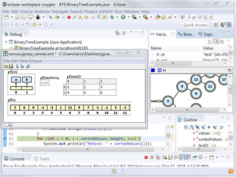jGRASP GUI Tutorial 的图像结果