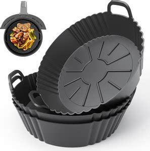 BRZONE Silicone Air Fryer Accessory | Reusable Non-Stick Liner for Oil ...