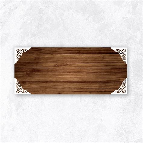 The Designer Corner Wooden Nameplate – Nameplate Studio