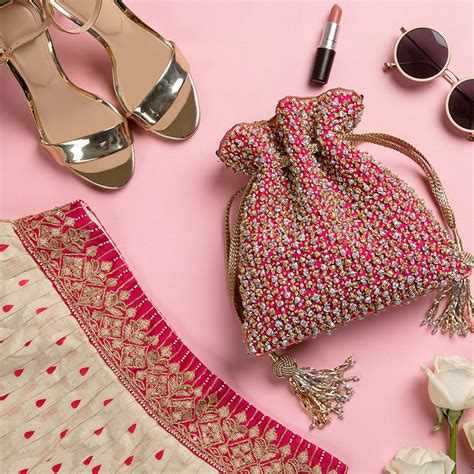 The Pink Potli: Shop Potlis & Clutches Online | LBB, Delhi