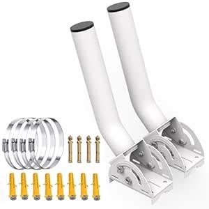 Universal Adjustable TV Antenna Mount 11" Inch Weather Proof J Pole ...