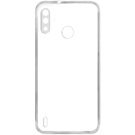 Casotec Soft TPU Back Case Cover for Itel A47 - Clear