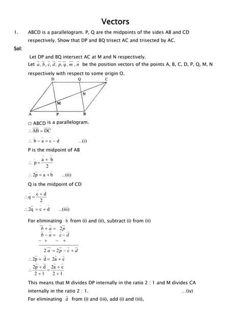 Image result for Vector Maths 12th Science