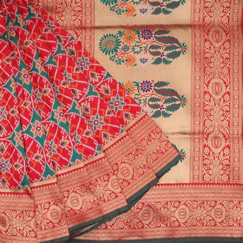 Pure Ikat Silk Sarees Online | Singhania's | Singhania's