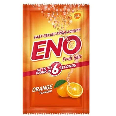 Eno Natural Fruit Salt Antacid Powder - Orange | Ubuy India