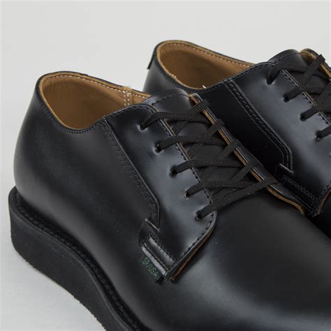 Red Wing 101 Postman Oxford Shoes (Black Chaparral Leather) - 00101D ...