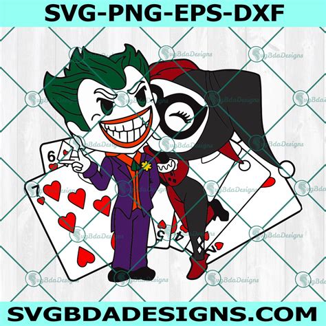 Baby Joker & Harley Quinn Svg, Joker Svg, Harley Quinn Svg