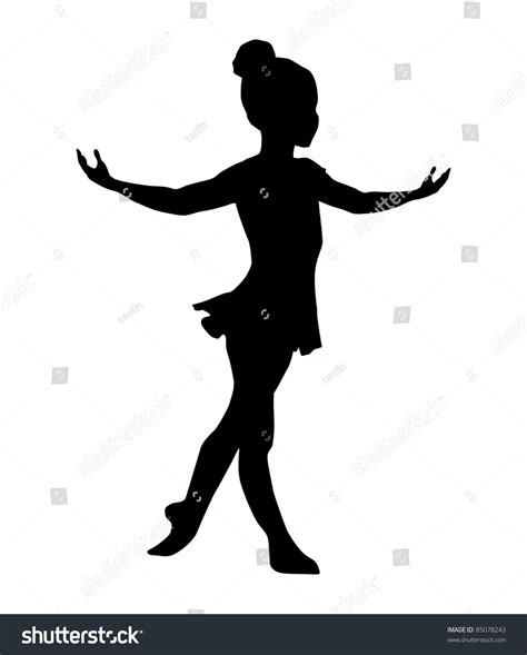 Little Girl Dancing Silhouette