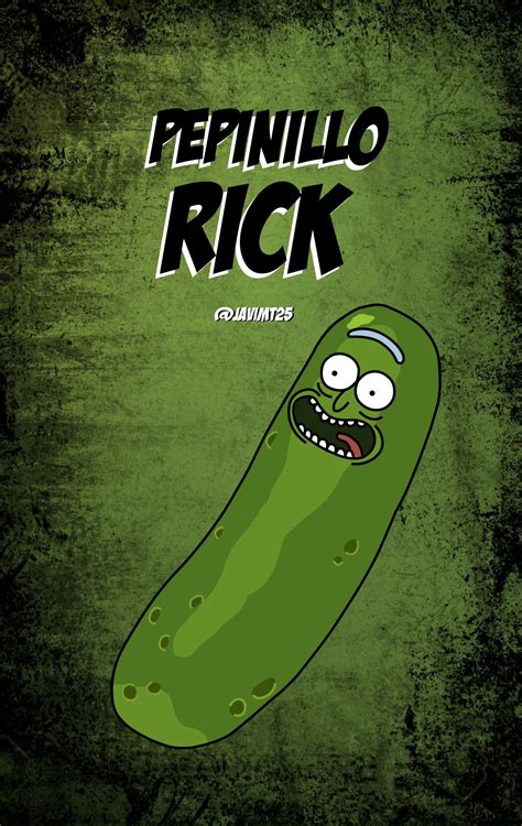 Pepinillo Rick | Pepino, Futurama personajes, Ilustraciones