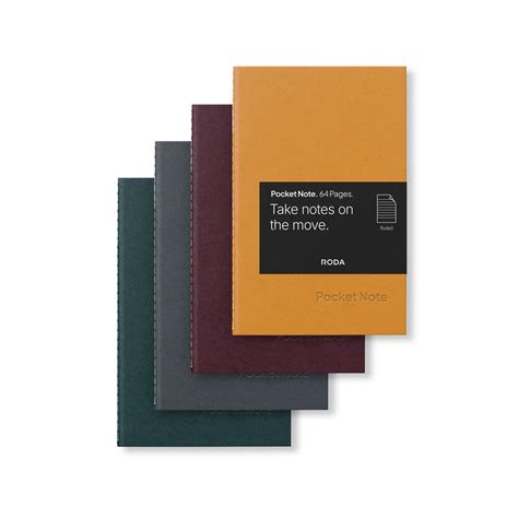 Pocket Note (Set of 4) – Roda