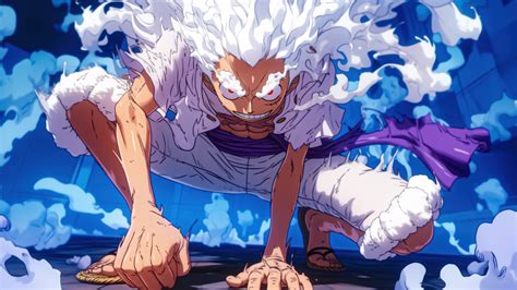 Sun God Nika Wallpaper 4K, Gear 5, Monkey D. Luffy, 5K