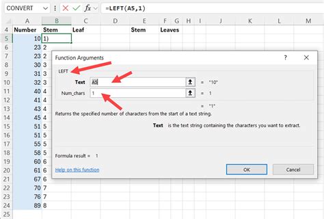 Stem Leaf Chart in Excel using dynamic arrays • AuditExcel.co.za