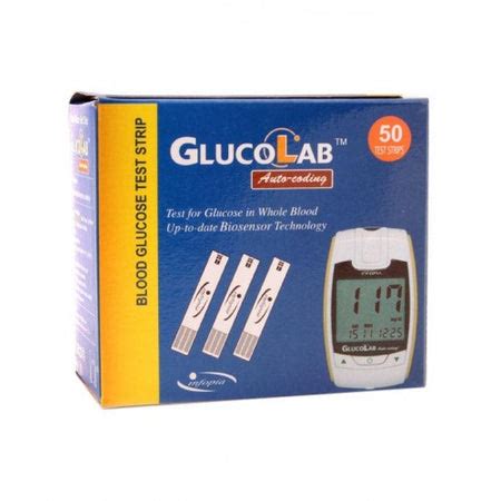 Glucolab Glucose Sugar Testing 50 Strips – Microsidd India