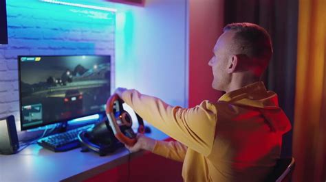 Image result for Man Driving a Racing Simulator