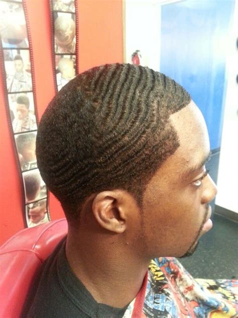 Image result for Barber Tutorial 360 Wave Temp Fade Crispy Line Up Free Hand Trim